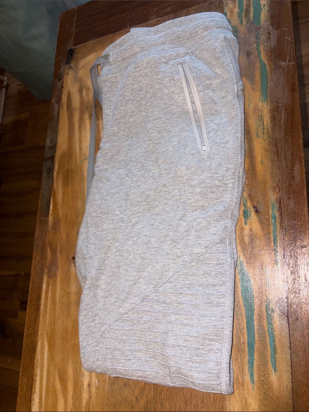 Alo Gray Knit Jogger Bottoms